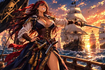 The Pirate Queen will raze your city