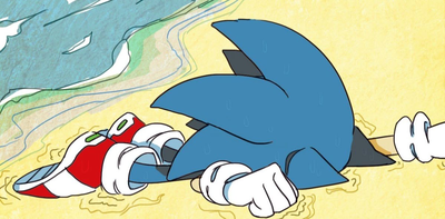 Sonic the hedgehog - swimming lessons 🦔🔵🏊
