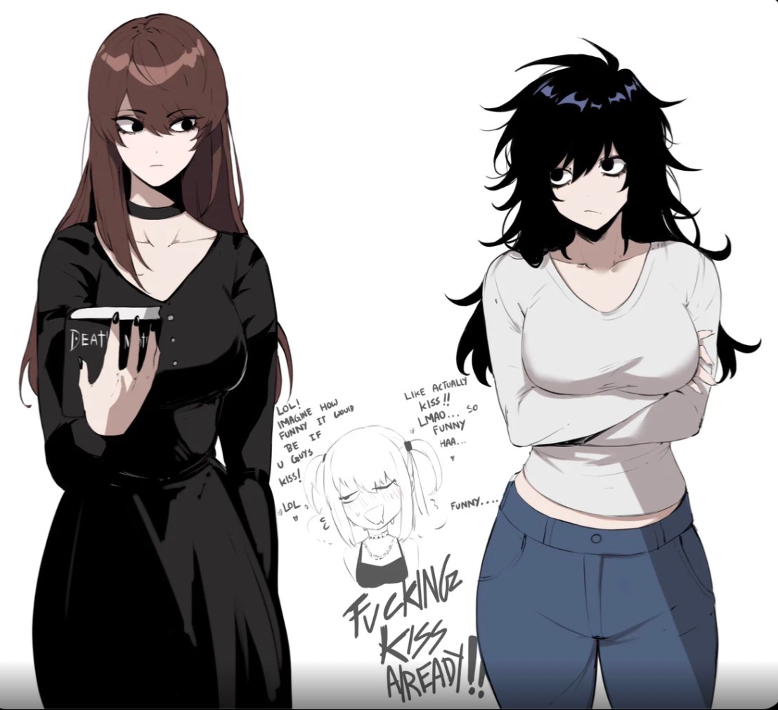 ~HIMEJOSHIMAXXING~ Ft. Light Yagami, L and Misa amane