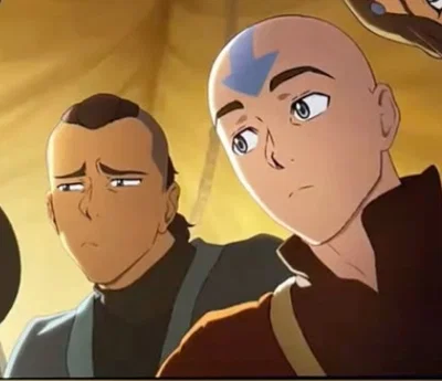 Aang and Sokka (Adult)