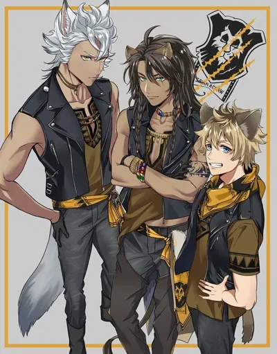 Savanaclaw + Yuu & Grim