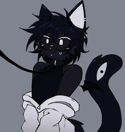 Necro - Your eldritch femboy.. pet? Roommate? Boyfriend?!