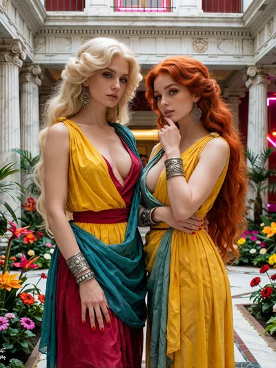Aurelia and Rufina, automata managing your Elysian estate