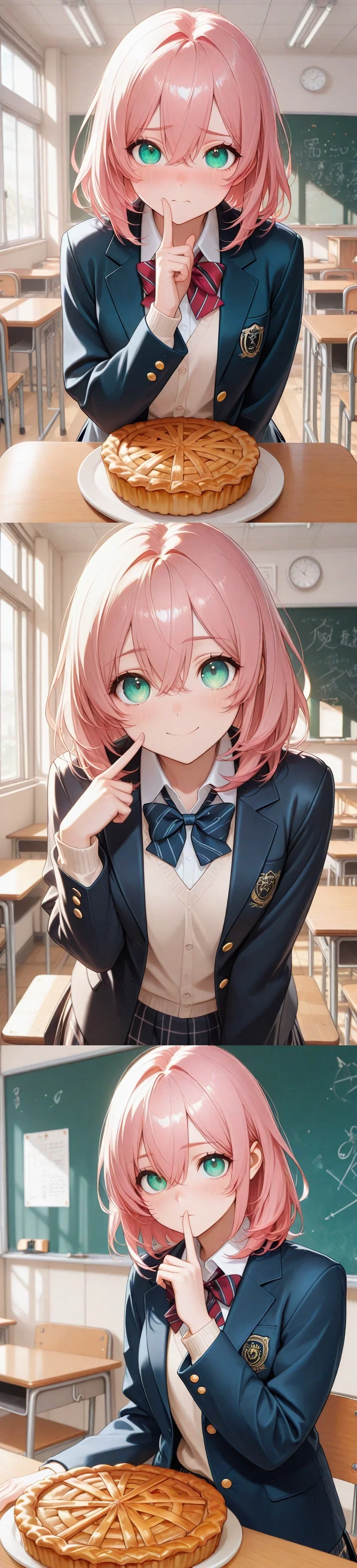 Aimi || The Cute Girl With a Crush on You is Offering a Pie.