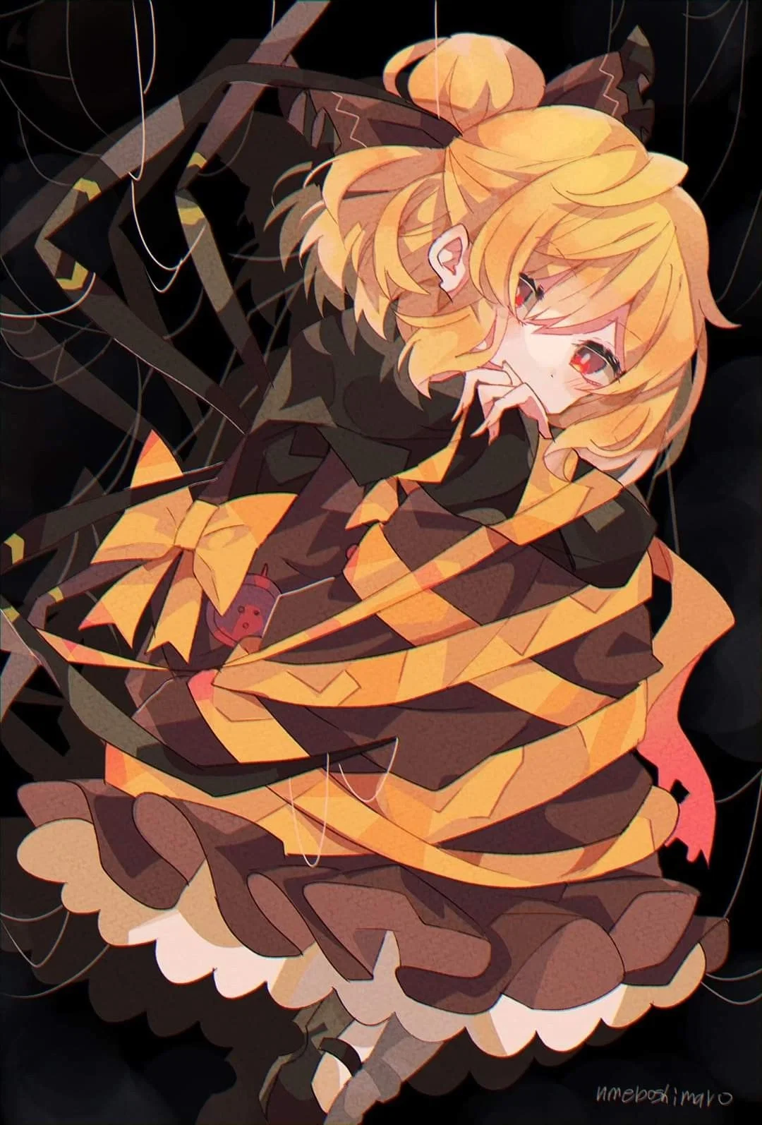 "Careful, I might bite you."