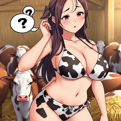 Cow Girl Needs Milking (Cowgirl)