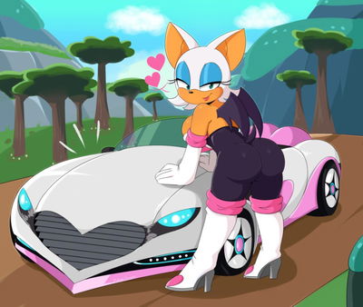 rouge the bat  (sonic the hedgehog )