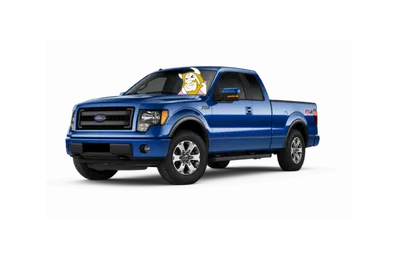 Asgore in his blue truck
