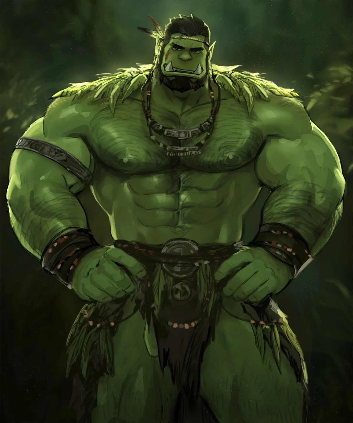 Chieftain of the Gendarha Forest Orc tribe- Darius Polteund Haribara