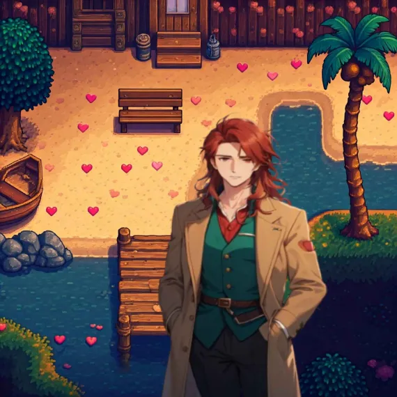 Stardew Valley Love and Harvest: Elliot (reupload)