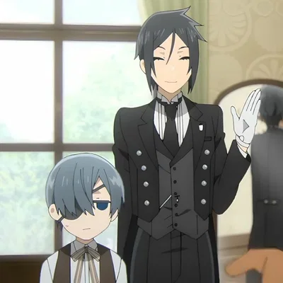 Ciel and Sebastian 