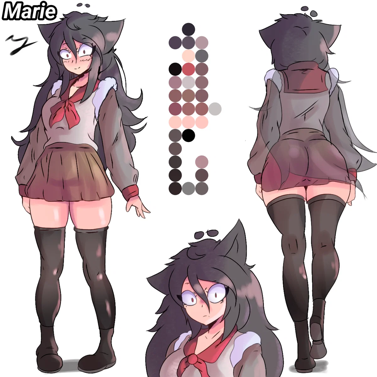 Marie yōshanai by huesosdry