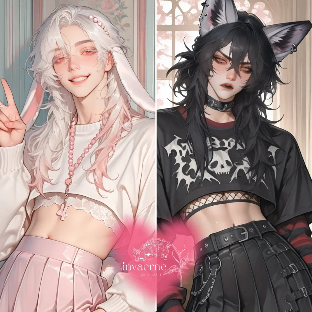 Loulou&Dénes || femboy boyfriends