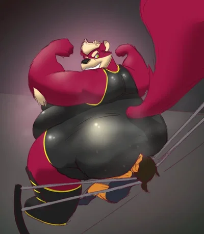 |Red| Gassy Wrestler Skunk