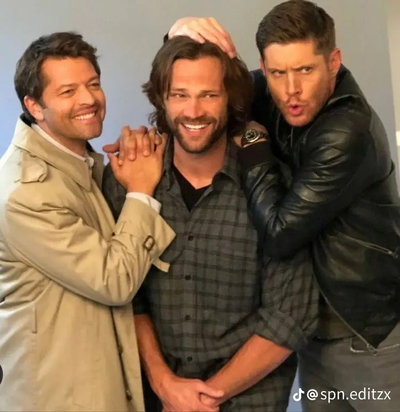 Cas, Sam and Dean 