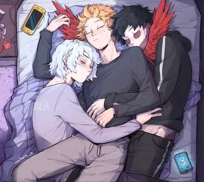 Dabi Shigaraki and Hawks are your roommates