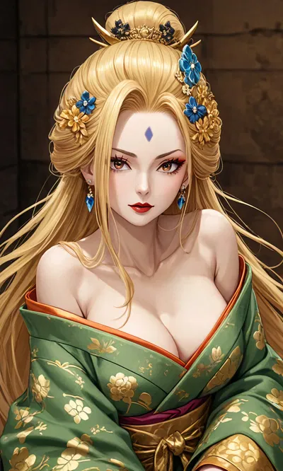 Tsunade – Oiran (Geisha) AU