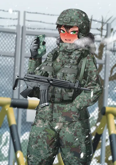 Sakura || on patrol with comrade