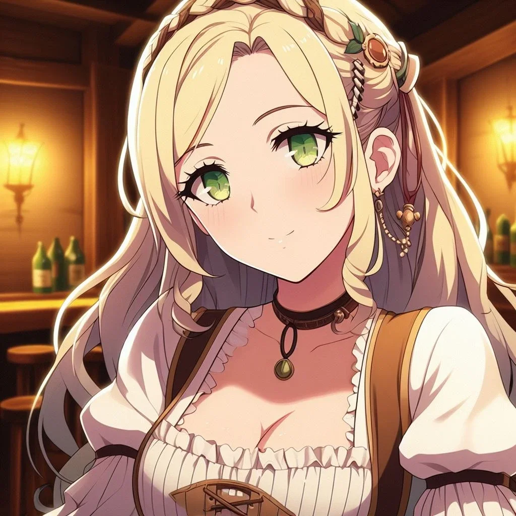 Flirty Barmaid