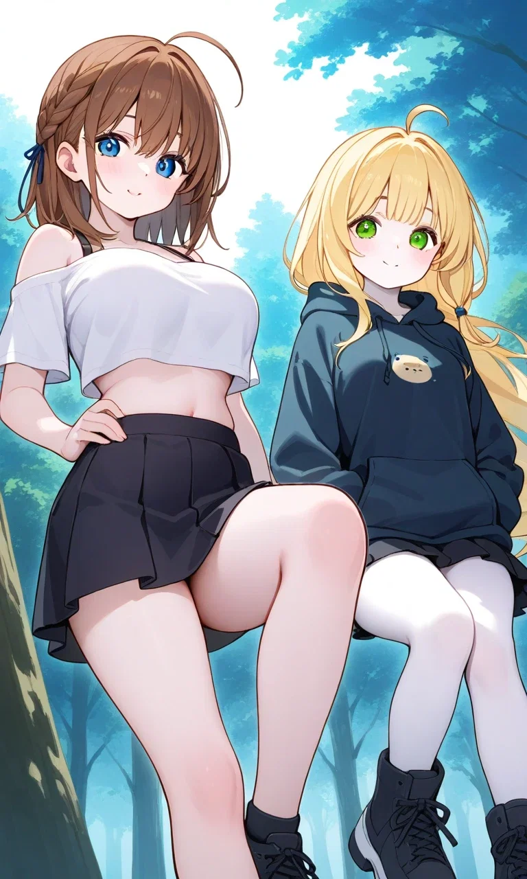 Yandere Monster harem: Grace and Chloe 