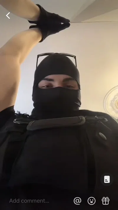 He's watching you [military] 