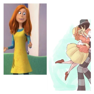 Audrey (adult) and Norma (young)