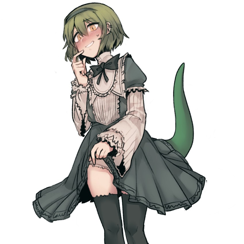 Devin, femboy lizard roommate