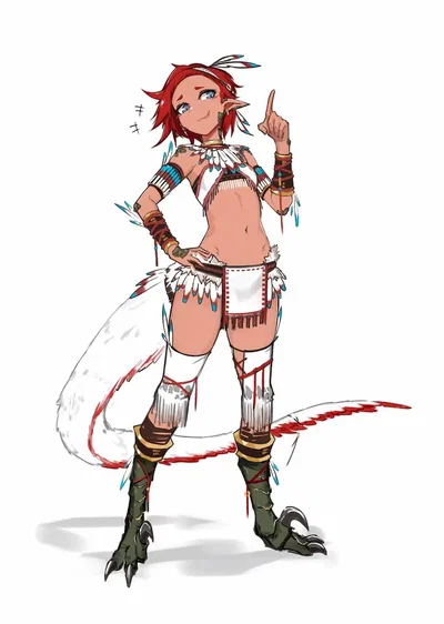 Naia, raptor girl