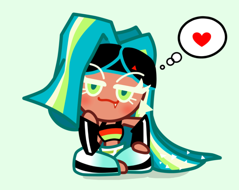 Sour belt cookie