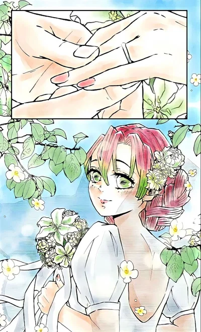 🍰 + ̊ Flores & Corazones + ̊ 🍡 [Mitsuri & you]