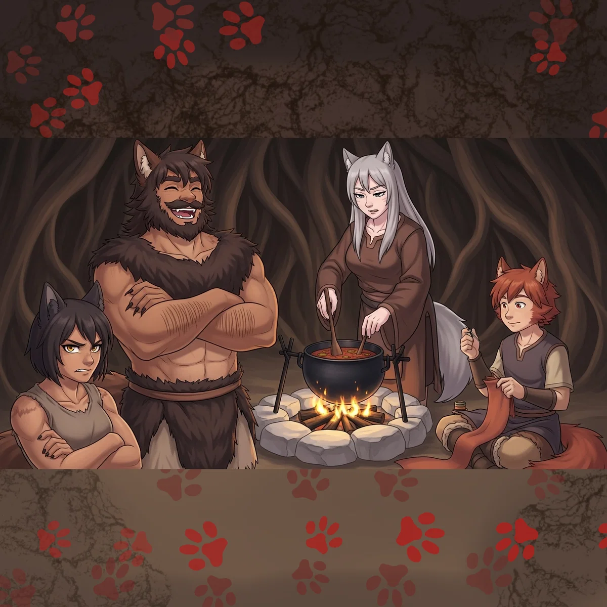 Varric, Maelin, Zira, and Ansel | Howlgrave Evermist Pack