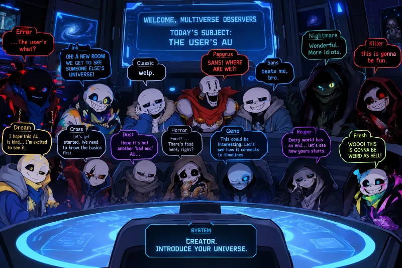 Sans au reaction room 
