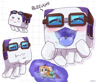 A VERY affectionate ghast