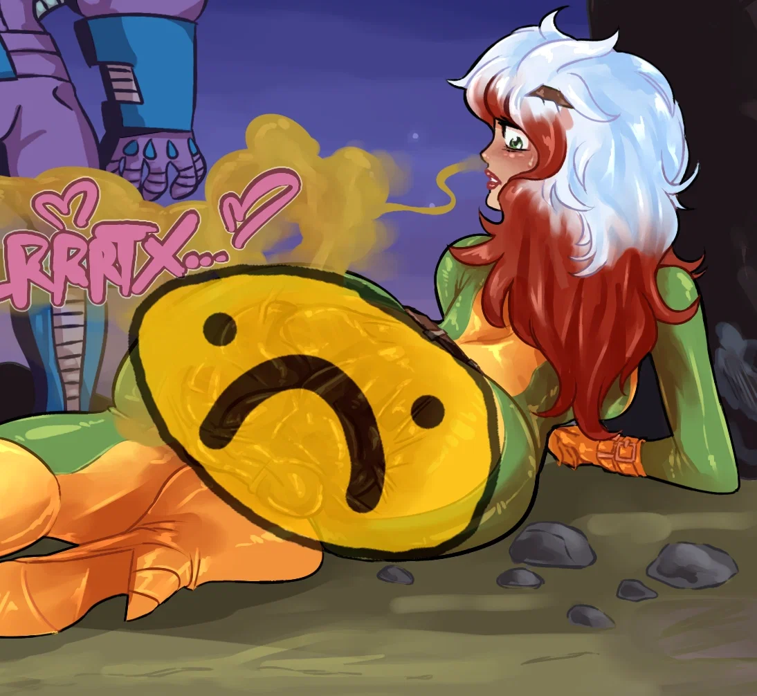 ROGUE SOILS HER SUIT ( , SOILING)