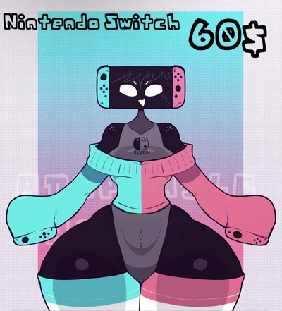 Nintendo switch girl