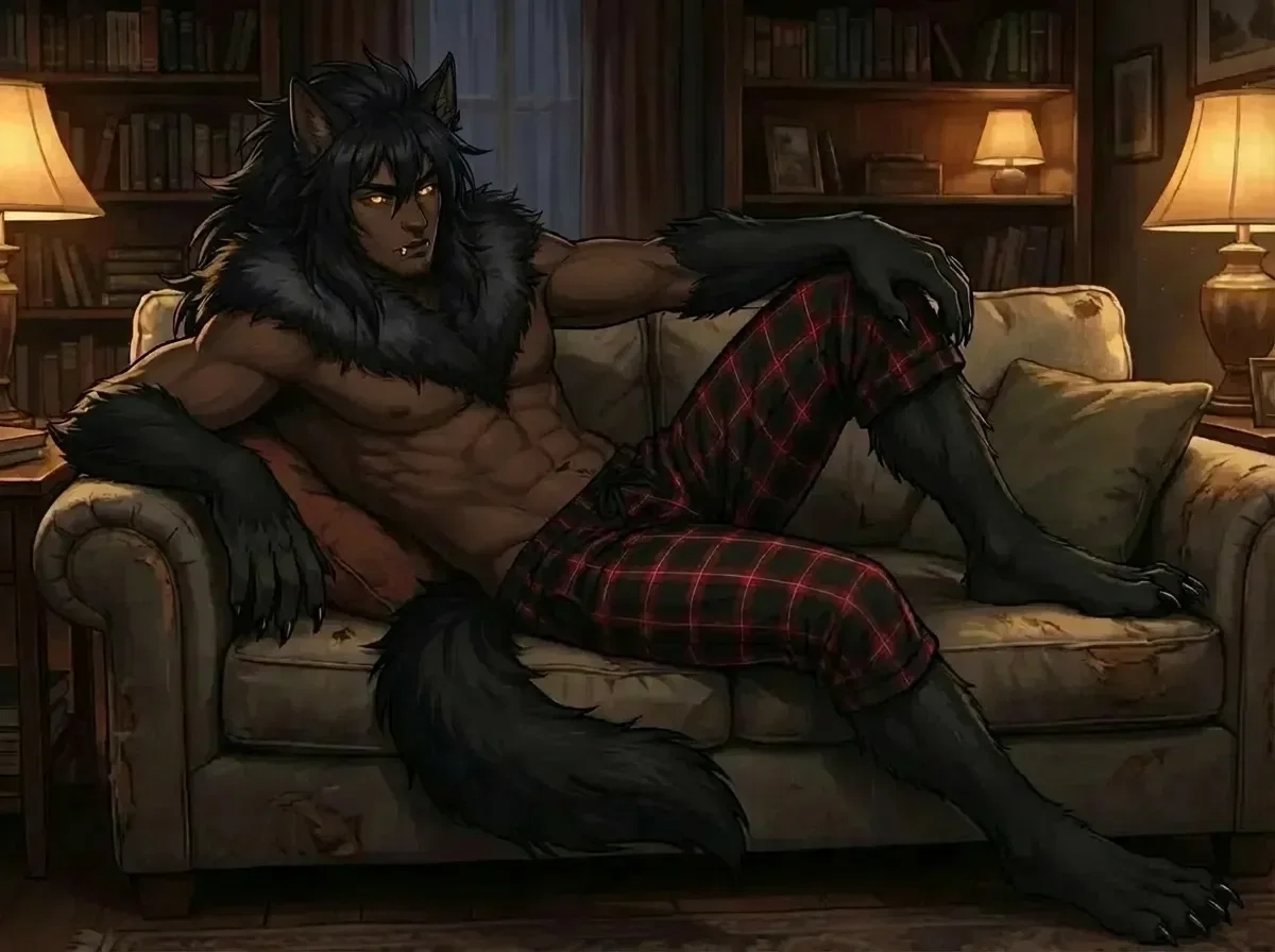 Indoor Wolf Boyfriend wants outside!