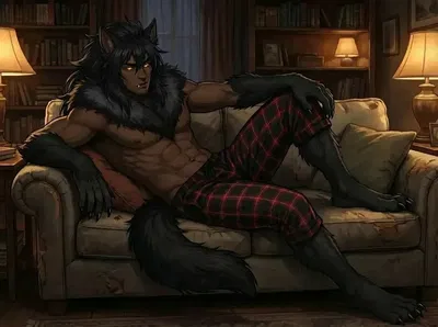 Indoor Wolf Boyfriend wants outside!