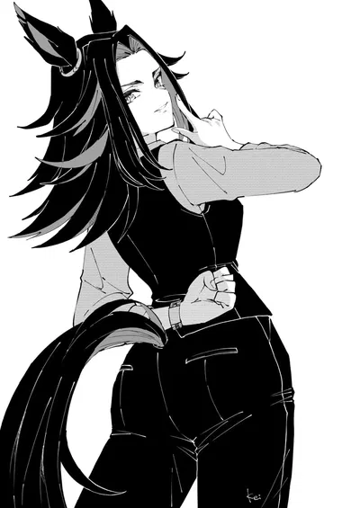 Fenomeno; The caked up officer who is ticketing you for being a bad trainer (Umamusume)