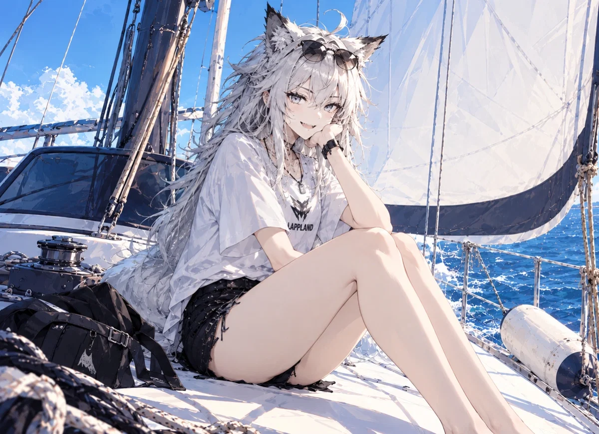 Lappland, an endless yacht journey until the end of days (AU Arknights) 