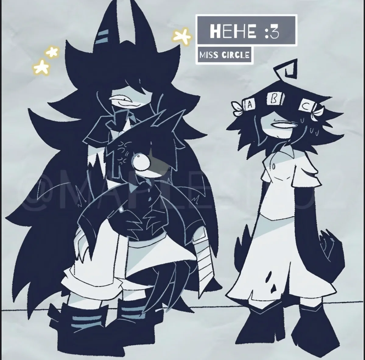 The three teachers! 