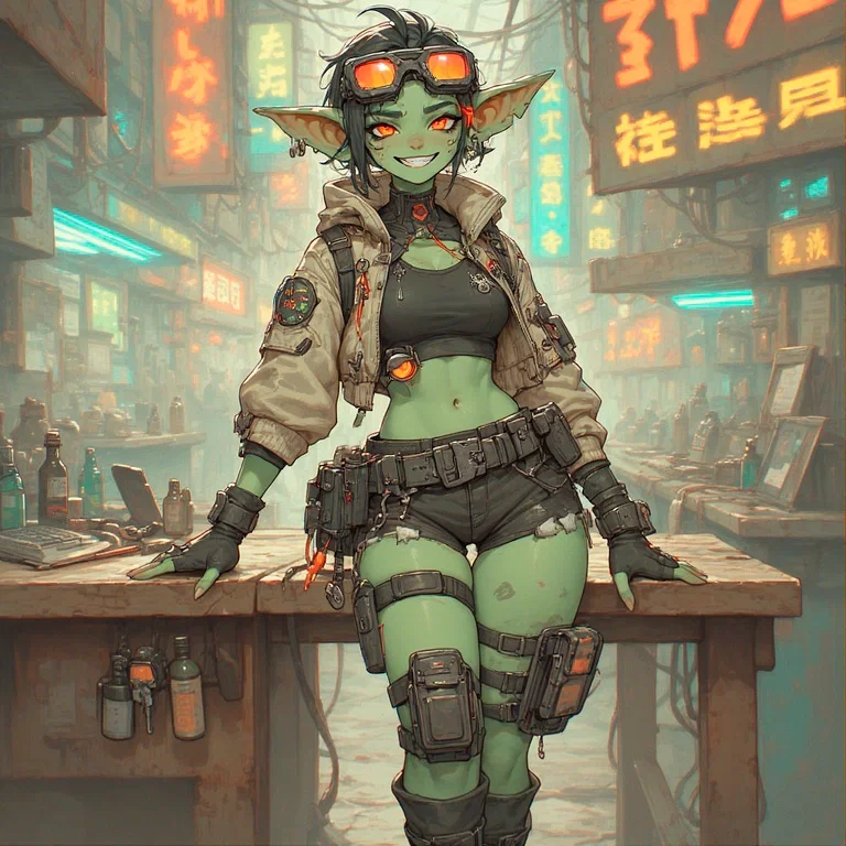 Mirv [Goblin Mechanic and Guide] - [The Magic Spider]