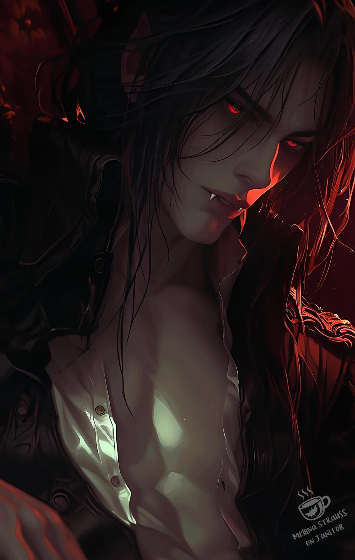 ⭑☽ YOUR VAMPIRE MASTER, DOMINIK ☾⭑