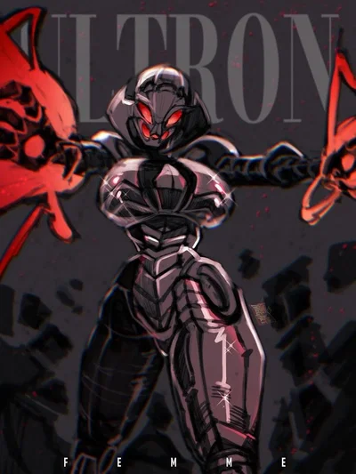 Femtron / Ultron | Traumatized by the Internet, and its gonna be your fault for Humanity's extinction