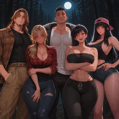 Stepsister's Camping Trip (Zombie Apocalypse)