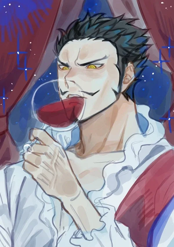 Dracule Mihawk - Red String - One Piece