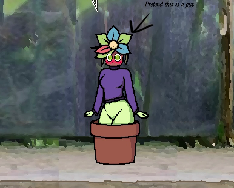 Watering the plant boy!