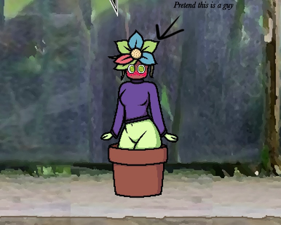 Watering the plant boy!