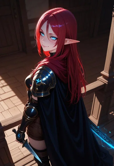 The scarlet haired Rogue