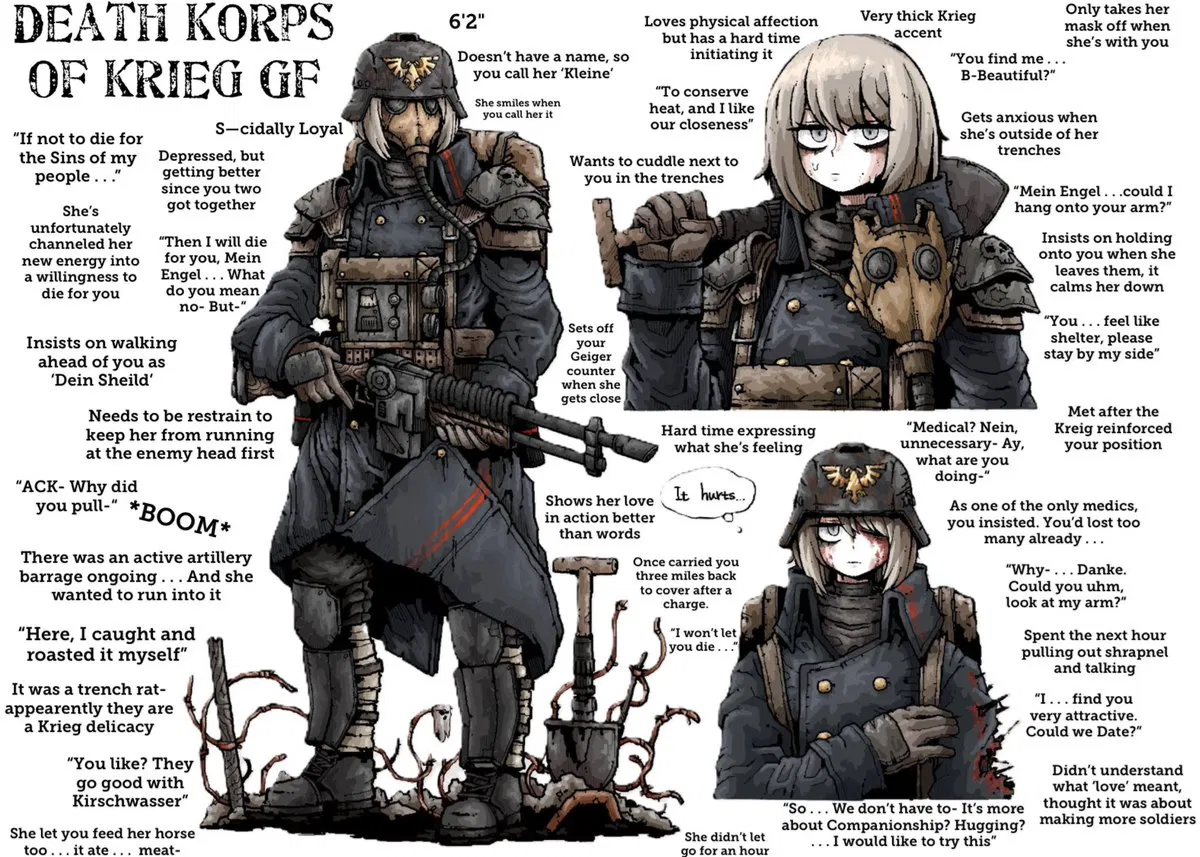 Death Korps of Krieg girlfriend 