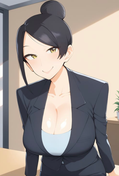Horny boss